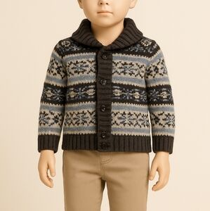 Bowen & Wright Toddler Cozy Knit Cardigan Sweater Size 3T – Adorable Cottagecore